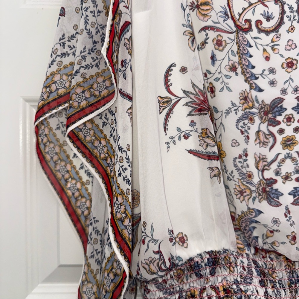 Max Studio Handkerchief Multicolor Patterned Boho… - image 6